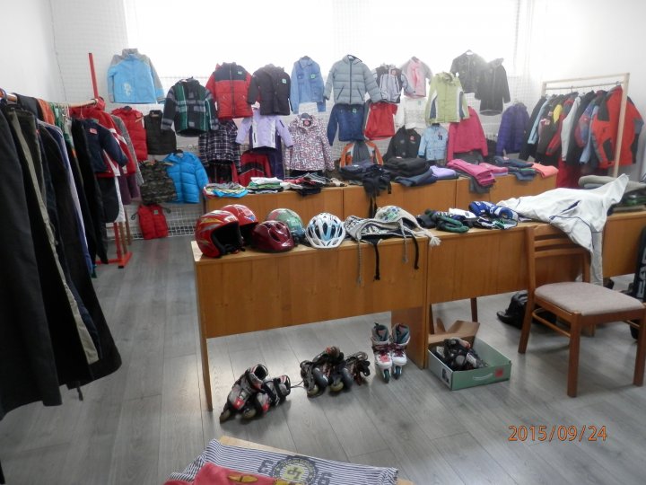 Bazárek kol, koloběžek, sportovních potřeb a zimního oblečení - prodej